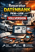 Reparaturdatenbank PKW & LKW – Vollversion mit Schaltplänen, Reparaturanleitungen & Technischen Daten